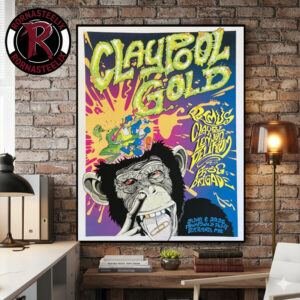 Claypool Gold 2026 Portland ME Event Poster At Thompson’s Point On June 9 2026 Poster Canvas Decor