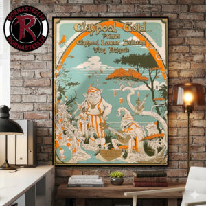 Claypool Gold Primus Claypool Lennon Delirium Frog Brigade On June 5 2026 At The Caverns Pelham TN Poster Canvas Decor