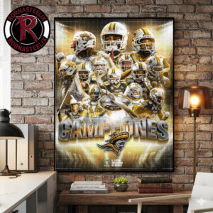 Congrats Caudillos de Chihuahua Champions Mexico Bowl 9 Third LFA Title 2026 Poster Canvas Decor