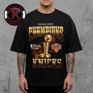 Congrats New York Knicks 2026 NBA Finals Champions Trophy Cup Unisex T Shirt