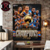 Celebrates New York Knicks Champions NBA Finals 2025 2026 Poster Canvas Decor Celebrates New York Knicks Champions NBA Finals 2025 2026 Poster Canvas Decor