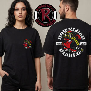 Download Festival XXIII 2026 Download Diablos Exclusive Merchandise Unisex T Shirt Two Sided