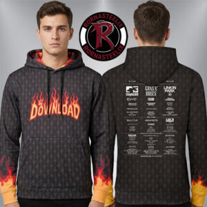 Download Festival XXIII 2026 Lava Line Up Click And Collection 2026 Unisex Hoodie