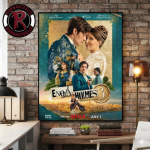 Enola Holmes 3 Netflix Series On July 31 2026 Poster Canvas Decor
