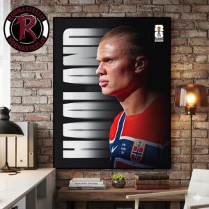 Erling Haaland Norway FIFA World Cup 2026 Two Goals Debut Poster Canvas Decor