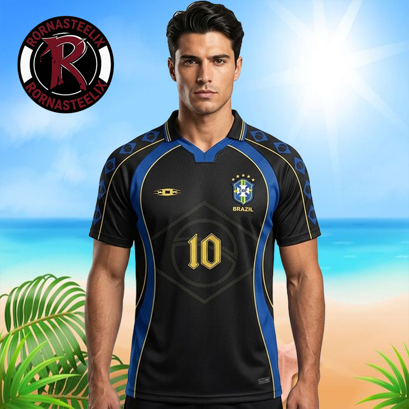 FIFA World Cup 2026 Brazil CBF Designed By WDX Polo Shirt FIFA World Cup 2026 Brazil CBF Designed By WDX Polo Shirt