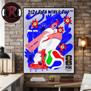 FIFA World Cup 2026 England National Football Team Poster Canvas Decor