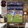 Lionel Messi Argentina Hattrick At FIFA World Cup 2026 Poster Canvas Decor