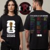 FIFA World Cup 2026 We Are 26 Emblem Unisex T Shirt FIFA World Cup 2026 We Are 26 Emblem Unisex T Shirt