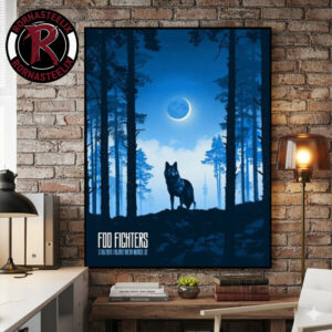 Foo Fighters Munich Germany Exclusive Poster At Allianz Arena On June 17 2026 Poster Canvas Decor