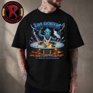 Foo Fighters Show Concert Poster At the Olympiastadion Berlin In Germany On July 1 Take Cover Tour 2026 Unisex T-Shirt