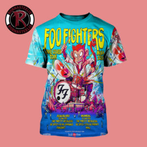 Foo Fighters Take Cover Tour India 2027 Bengaluru and Mumbai On January 29 And 31 2027 All Over Print Shirt