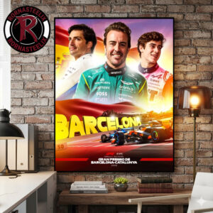 Formula 1 Gran Premio De Barcelona Catalunya 2026 Poster Canvas Decor