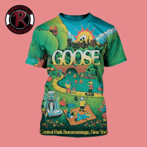Goose Band Event Poster 2026 At Central Park Summerstage On June 21 2026 New York City All Over Print Shirt