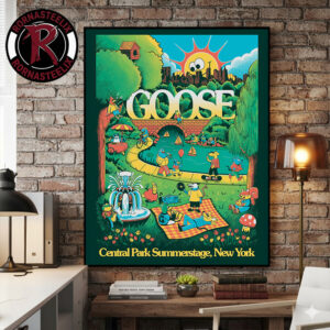 Goose Band Event Poster 2026 At Central Park Summerstage On June 21 2026 New York City Poster Canvas Decor