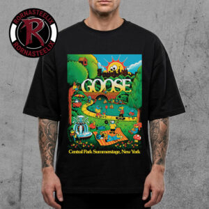 Goose Band Event Poster 2026 At Central Park Summerstage On June 21 2026 New York City Unisex T Shirt