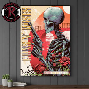 Guns N Roses Amsterdam Event Poster At Ziggo Dome On June 18 2026 Poster Canvas Decor