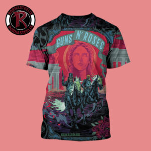 Guns N Roses Berlin Germany 2026 Venue Poster Show At Uber Arena On June 25 2026 All Over Print Shirt