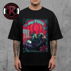 Guns N Roses Berlin Germany 2026 Venue Poster Show At Uber Arena On June 25 2026 Unisex T Shirt