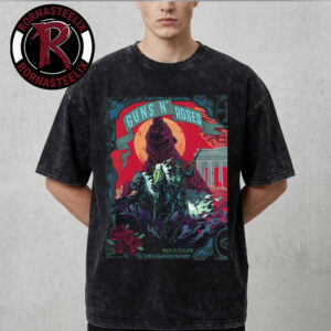 Guns N Roses Berlin Germany Show 2026 At Uber Arena In Berlin On June 23 And 25 2026 Washed T Shirt