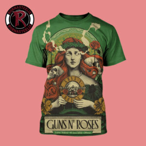 Guns N Roses Dublin Ireland Event Poster At 3Arena On June 10 2026 All Over Print Shirt