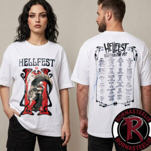 Hellfest 2026 The Sanctuary Merch Goat Skull Unisex T Shirt Two Sided
