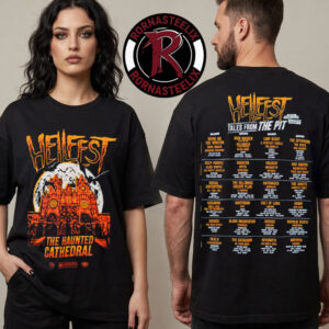 Hellfest 2026 The Sanctuary Merch The Haunted Cathedral Unisex T Shirt Two Sided