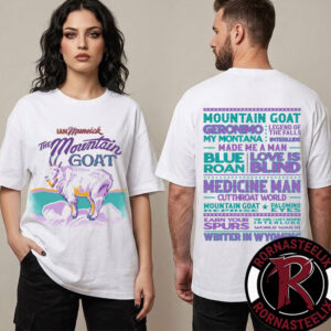 Ian Munsick The Mountain Goat Vinyl Exclusive Merchandise Unisex T Shirt Two Sided
