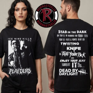 Ice Knife Kills x Dead by Daylight Devils in the Details Lyric Unisex T Shirt Two Sided