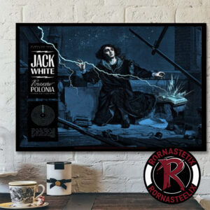 Jack White Krakow Poland 2026 Exclusive Poster At Klub Studio On 2 June 2026 Poster Horizontal