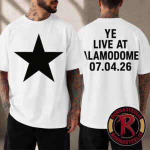 Kanye West 2026 Event Tee Live At Alamodome In San Antonio TX USA On July 4 2026 Exclusive Tee