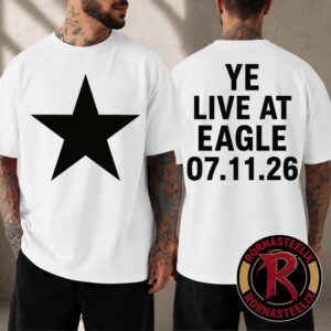 Kanye West 2026 Event Tee Live At Eagle Stadium In Tirana Albania On July 11 2026 Exclusive Tour Tee