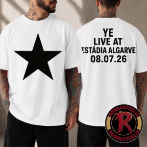 Kanye West 2026 Event Tee Live At Estádio Algarve In Tampa Florida On August 7 2026 Tour Tee