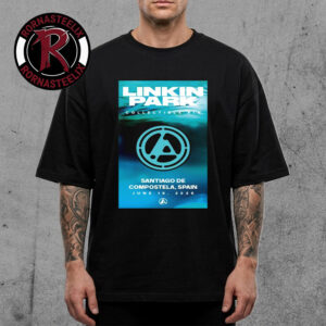 Linkin Park Spain From Zero World Tour 2026 Exclusive Collectible Pin At Santiago De Compostela On June 19 2026 Unisex T Shirt