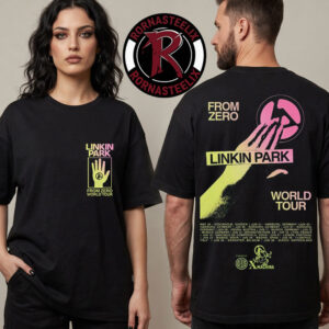 Linkin Park x Deus Ex Machina Madrid 2026 Pop Up Exclusive Tee The Hand Tour Dates From Zero World Tour 2026 Unisex T Shirt Two Sided