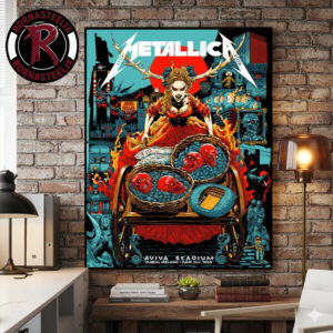 Metallica M72 Dublin Ireland Venue Poster At Aviva Stadium On June 21 2026 M72 World Tour 2026 Poster Canvas Decor