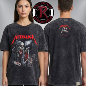 Metallica M72 Glasgow Scotland Exclusive Pop Up Tee At Hampden Park On June 25 2026 Dracula Skull Washed T Shirt