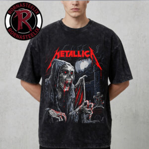 Metallica M72 Glasgow Scotland Pop Up Poster At Hampden Park On June 25 2026 Washed T Shirt