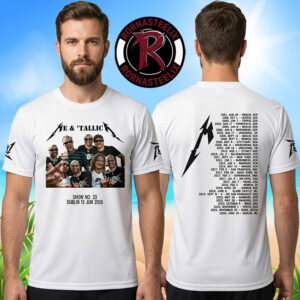 Metallica M72 World Tour 2026 Show No 33 Dublin Ireland June 19 2026 Unisex T Shirt