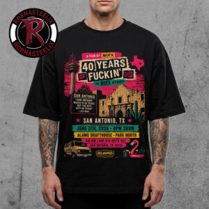 NOFX 40 Years Of Fuckin Up The NOFX Story In San Antonio Texas On June 5 2026 Unisex T Shirt