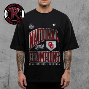 Oklahoma Sooners 2026 National Champions Tipping Point NCAA Division I Baseball Men’s World Series Unisex T Shirt
