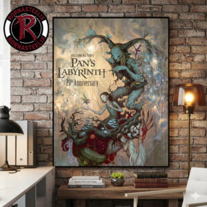 Pan’s Labyrinth 20th Anniversary Guillermo Del Toro Poster Canvas Decor