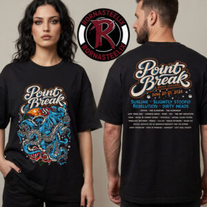 Point Break Festival 2026 OCTO Event Line Up Exclusive Tee On June 20 21 2026 Unisex T Shirt Two Sided