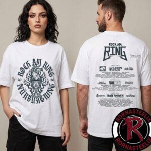 Rock Am Ring Festival Summer 2026 Exclusive Merch Chalice Line Up 2026 On June 5 7 2026 In Nurburgring Unisex T Shirt Two Sided