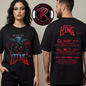 Rock Am Ring Festival Summer 2026 Exclusive Merch Dark Demon Line Up 2026 On June 5 7 2026 In Nurburgring Unisex T Shirt Two Sided