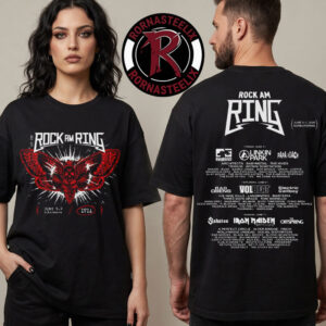 Rock Am Ring Festival Summer 2026 Exclusive Merch Metamorphosis Line Up 2026 On June 5 7 2026 In Nurburgring Unisex T Shirt Two Sided