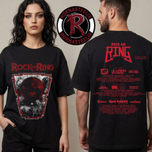 Rock Am Ring Festival Summer 2026 Exclusive Merch Moon Line Up 2026 On June 5 7 2026 In Nurburgring Unisex T Shirt Two Sided