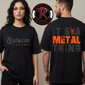 Sabaton Legends It’s A Metal Thing Exclusive Merchandise Unisex T Shirt Two Sided