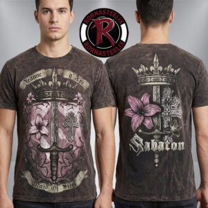 Sabaton Maid Of Steel Exclusive Merchandise Washed T Shirt