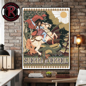 Sierra Ferrell Heavy Petal Tour 2026 Event Poster At The Salt Shed Chicago IL On June 10 2026 Poster Canvas Decor